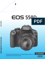 Canon EOS 550D Návod SK
