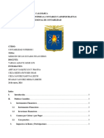 INFORME de Políticas Contables