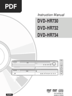 Samsung DVD-HR734 Recorder Manual English (HR730_XSS-ENG_0411BM)