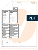 NCERT Solutions For Class 8 Social Chapter 8 - Civilising The - Native - , Educating The Nation - .