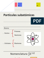 Clase 7 - Partículas Subatómicas, Mol y Masa Molar