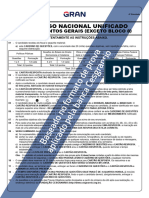 Cnu 4 Simulado Conhecimentos Gerais para Todos Os Blocos Exceto Bloco 8 Premiado Pos Edital 2402167192m Folha de Respostas