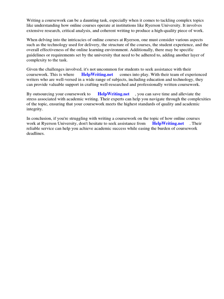 how-do-online-courses-work-at-ryerson-pdf-educational-technology