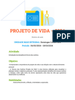 Projeto de Vida - Roteiro