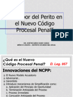 El Perito en El NCPP