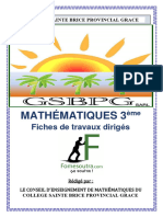 FICHES de Travaux Dirigés 3ème CE Maths by TEHUA