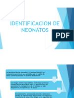 Protocolo de Identificacion de Pacientes Neonatos