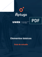 Unidad Elementos Basicos - Guia de estudio-UNRN