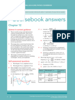 Coursebook Answers Chapter 12 Asal Physics