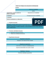 Descripcion Del Puesto de Trabajo de Auxiliar de Contabilidad