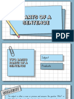 Parts of A Sentence