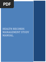 Health Records Manual Diploma Notes.