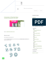 Number Base Conversion - Conversion of Number Base ClassNotes - NG