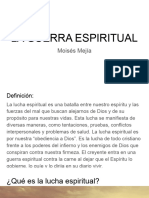 LA GUERRA ESPIRITUAL