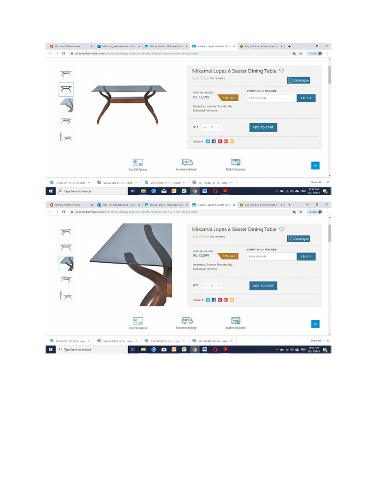 Dining Set Design | PDF