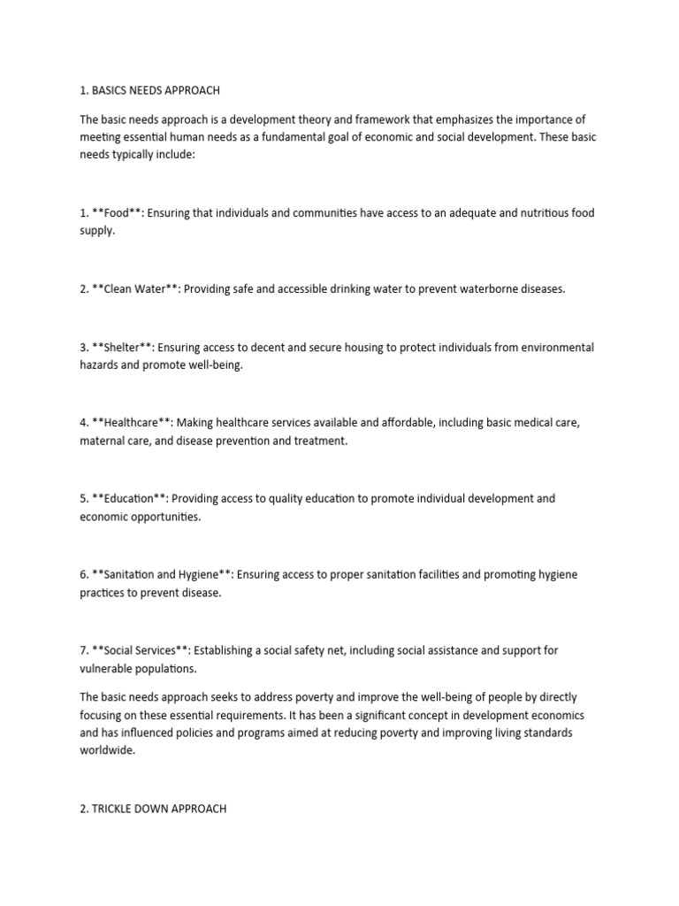 The Basic Needs-WPS Office0002 Good One | PDF | Trickle Down Economics ...