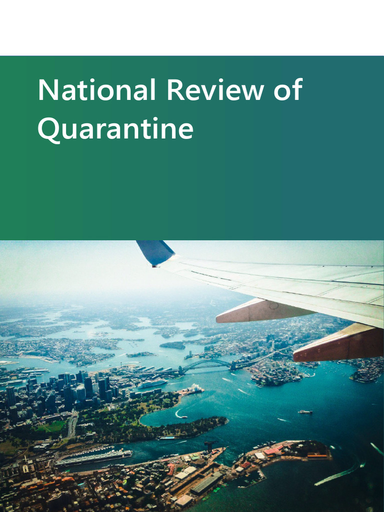 National Review of Quarantine PDF Quarantine Pandemic