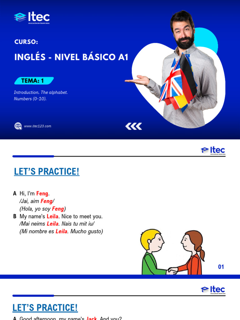 Tema 1 Inglés Nivel Básico A1 Pdf