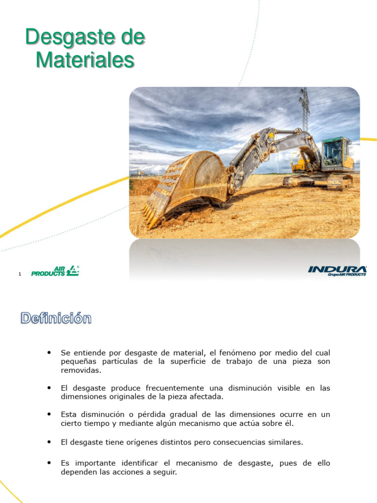 Tipos y Consecuencias del Desgaste de Materiales | PDF | Construcción ...