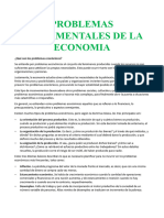 Problemas Fundamentales de La Economia