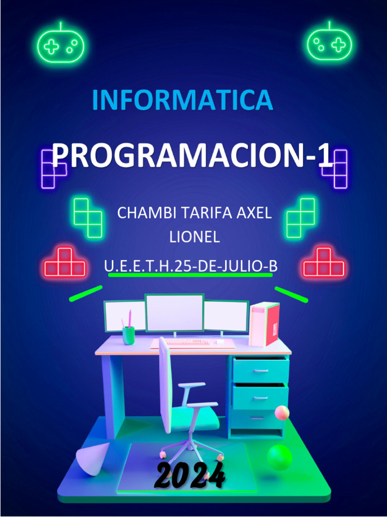 Portada para Word Informática Setup | PDF