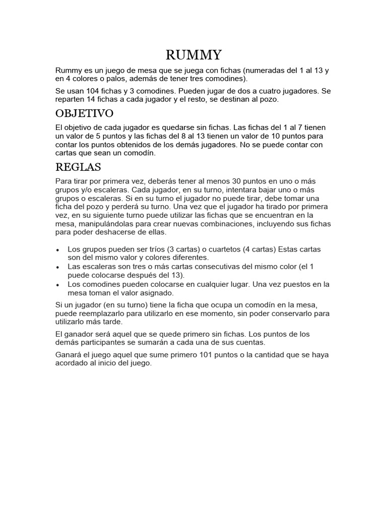 RUMmy | PDF