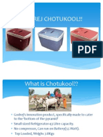 Section B - Group 11 - Godrej Chotukool