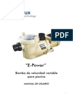 Emaux Epv Series Pump User Manual Spanish
