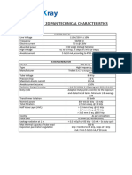 Trident X-VIEW 2D PAN TECHNICAL CHARACTERISTICS