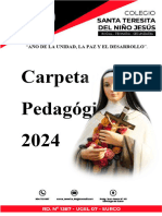 Carpeta Pedagogica 2024