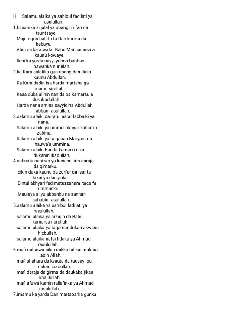 Sahibul Fadilati | PDF