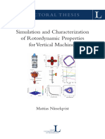 Simulation and Characterization of Rotordynamic Properties For Vertical Machines