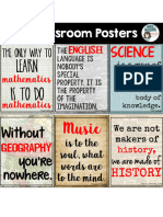 FREE Classroom Posters