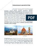 Phases of Renaissance Architecture PDF