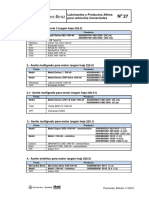 Tabla 27 - Productos Lubricantes V11-15