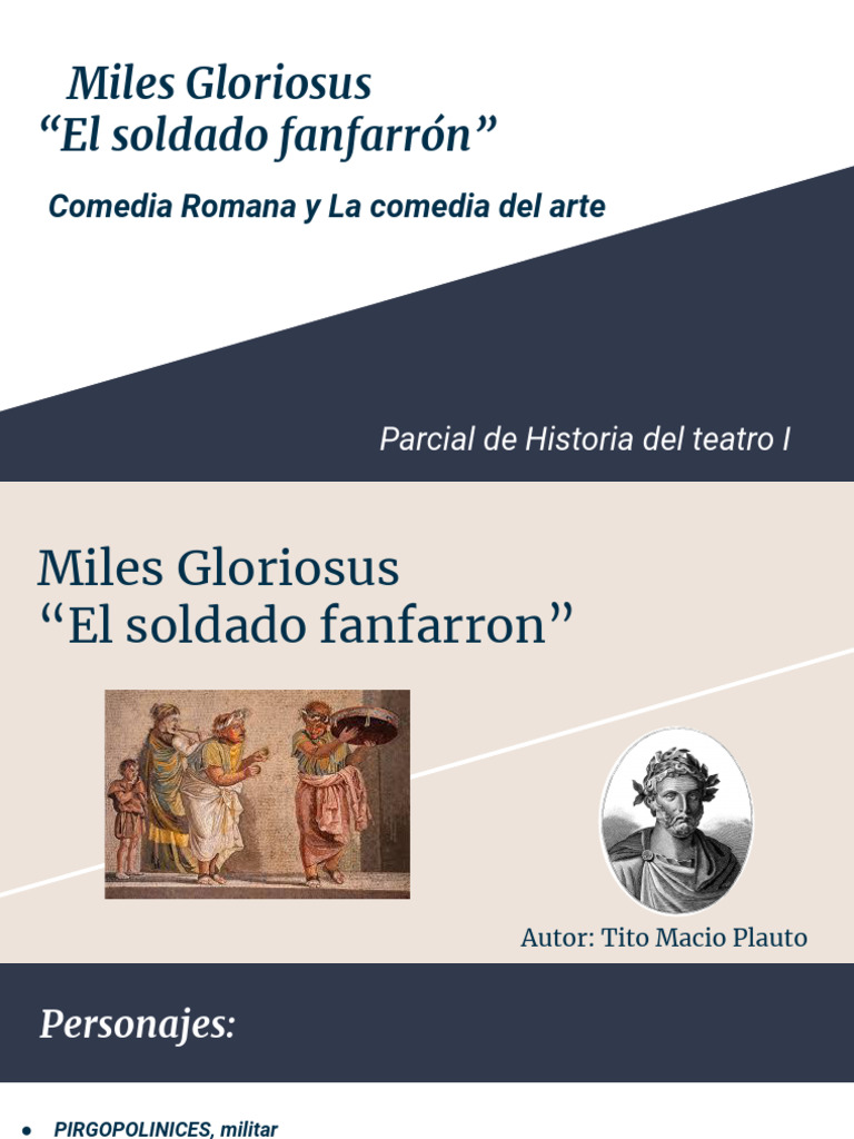 Miles Gloriosus 