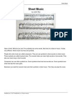 Readworks Grade 1 - Sheet Music