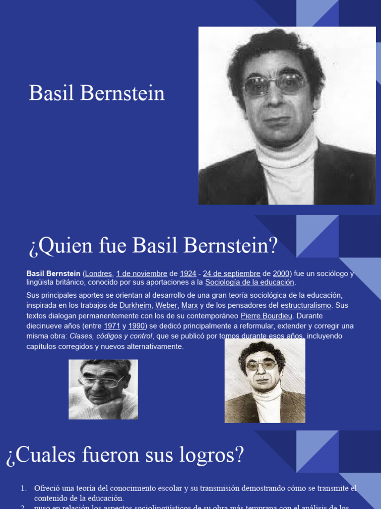 Basil Bernstein Descargar gratis PDF Science
