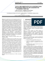 Comunicação Bluetooth e Implementação de Algoritmos para Voo Autônomo em Um Robô Aéreo Do Tipo Quadrirotor Utilizando o Matlab