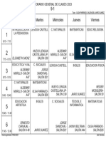 Lunes Martes Miércoles Jueves Viernes: Introduccion A La Pedagogia Lengua Castell C. Naturales Matematicas Educ Religiosa