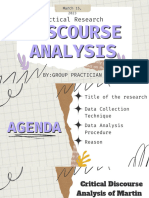 Practical Research: Discourse Analysis