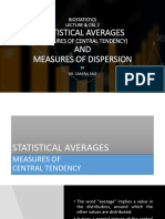 2 - Central Tendency and Dispersion - SFB