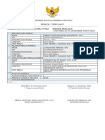 Dokumen Evaluasi Kinerja Pegawai Periode: Triwulan Iv Pemerintah Provinsi Sumatera Utara Periode Penilaian: 1 Oktober SD 31 Desember Tahun 2023