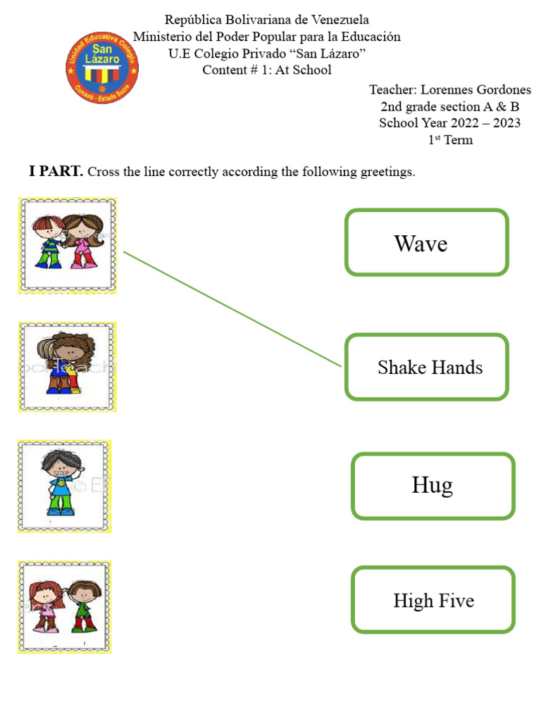Classroom Activities for Kids | PDF