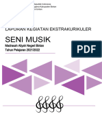 Laporan Ekskul Seni Musik 2021-2022