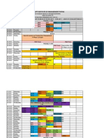 5th Term Class Schedule (20.10.11)
