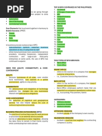 Audit of BPO & Construction Industry (Reviewer)