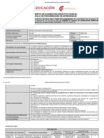 Instrumento de Planeación Didáctica para El Desarrollo de Progresiones de Aprendizaje