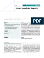 Severity Markers of Acute Appendicitis: Diagnostic Test Study