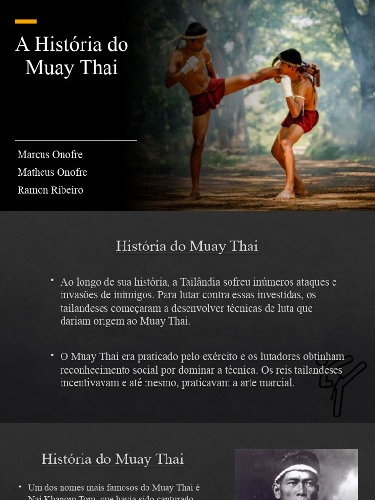 Muay Thai - Origem, Historia e Chegada Ao Brasil-1 | PDF | Muay Thai ...